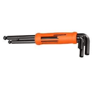 heavy duty allen key set ball end hex wrench tool set for bike and auto repair