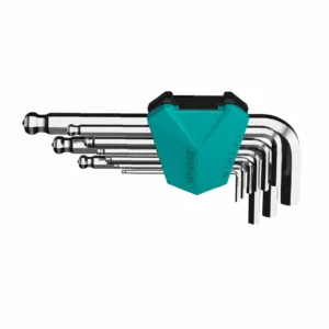 professional allen wrench set hex key tools with storage holder for mechanical repair