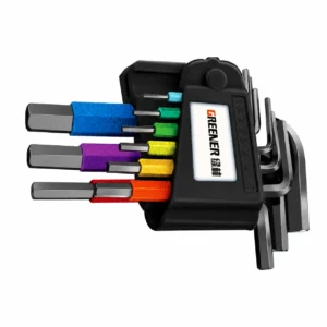 black hex key set long arm allen wrench tool kit