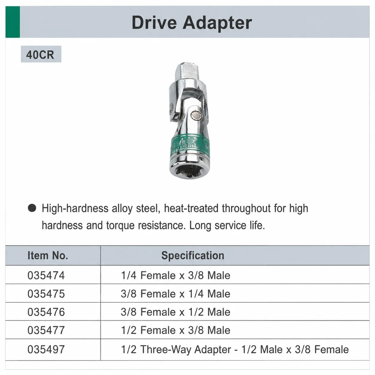 drive socket adapter drive socket adapter