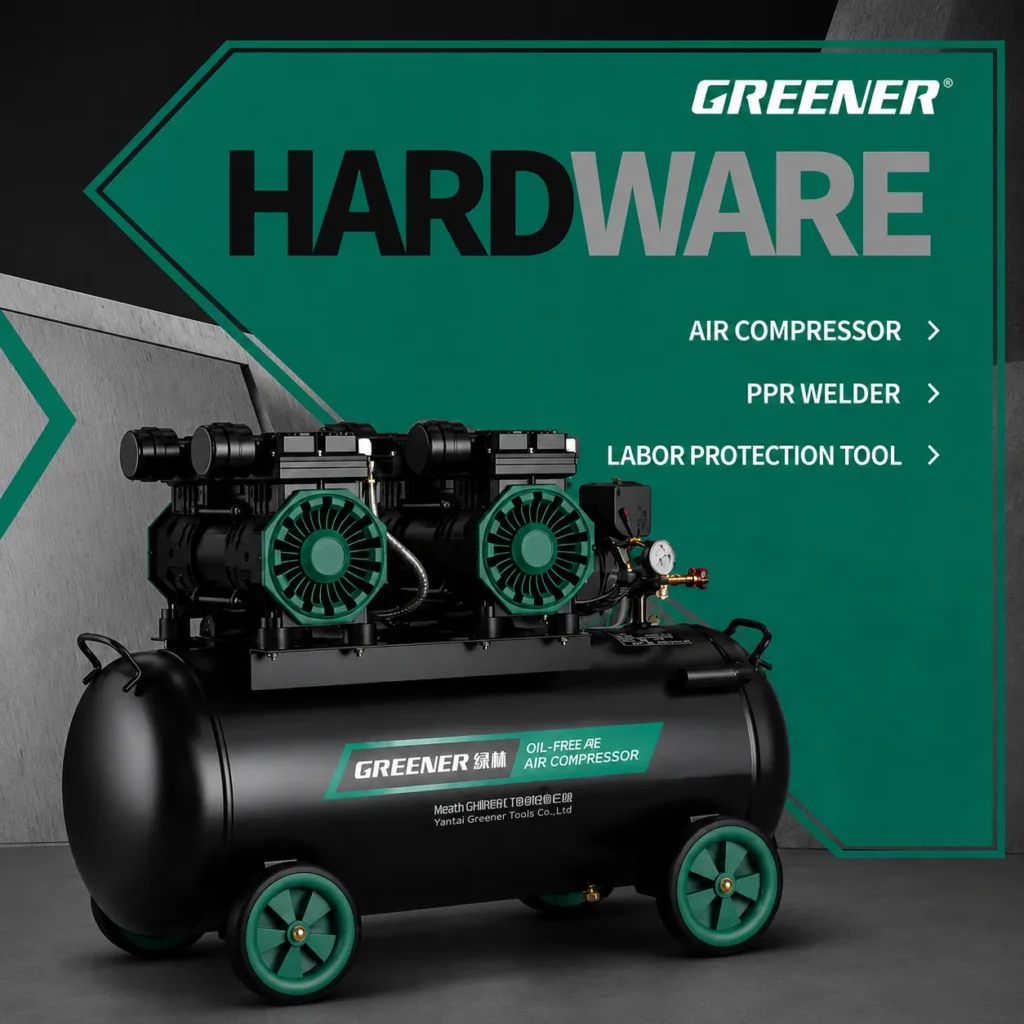 oil-free-air-compressor-for-workshop-construction-and-industrial-use