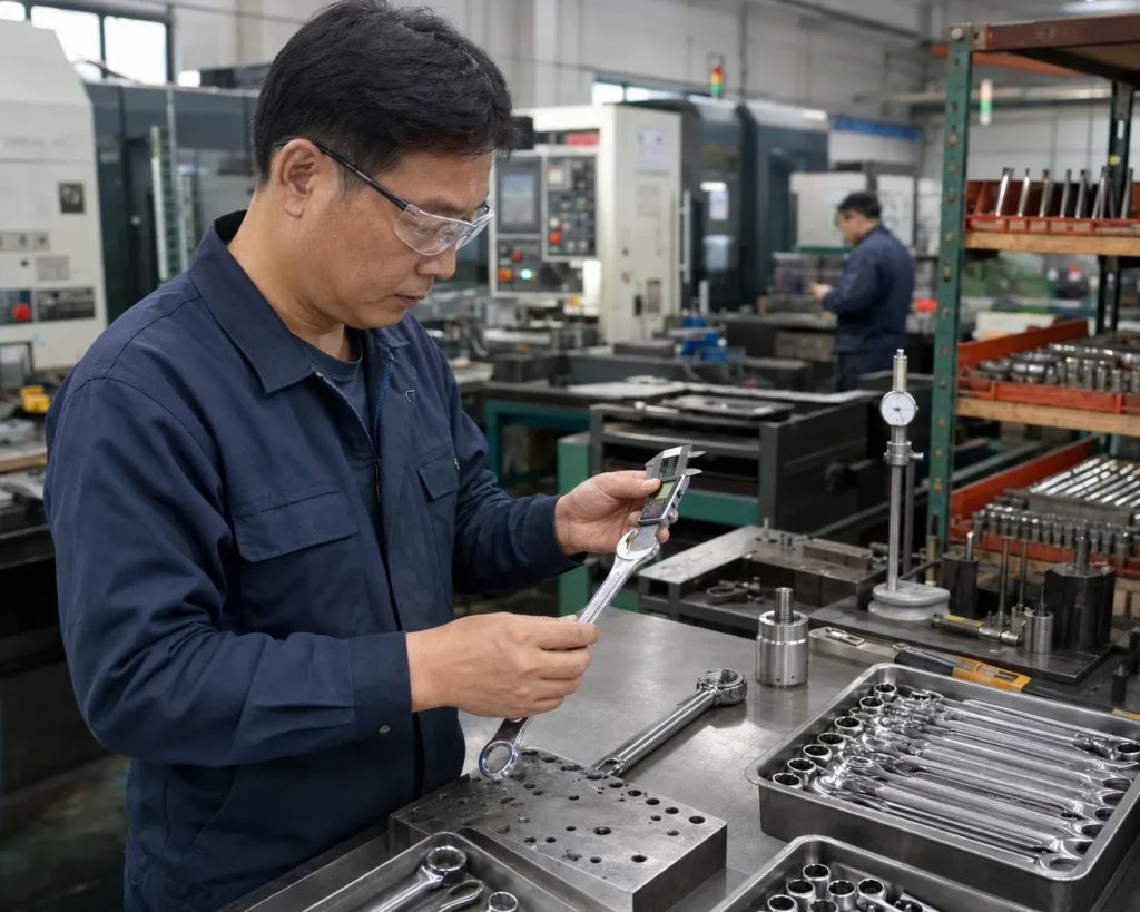 technician-inspecting-professional-hand-tools