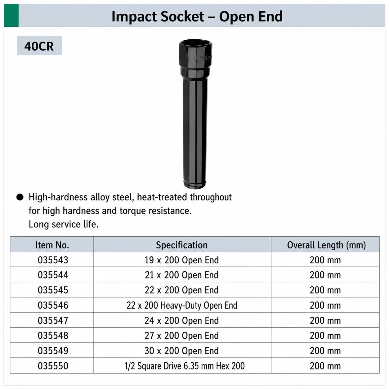 open end impact socket open end impact socket