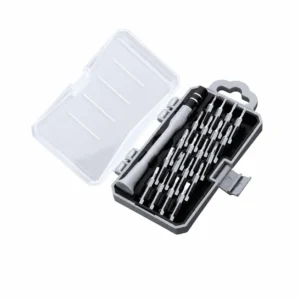 precision screwdriver bit set with storage case
