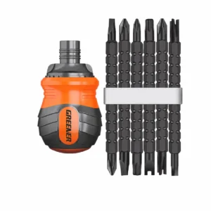 short handle ratchet screwdriver set interchangeable bits