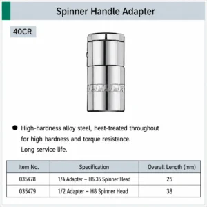 spinner handle socket adapter