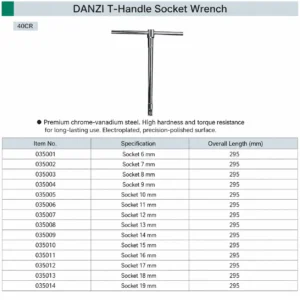 t handle socket wrench