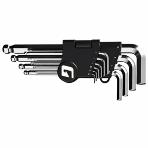 greener ball end hex key set l shape allen wrenches metric with pivoting case