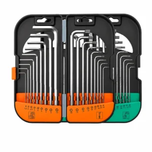 greener hex key and torx wrench set combination tool set folding case multi color