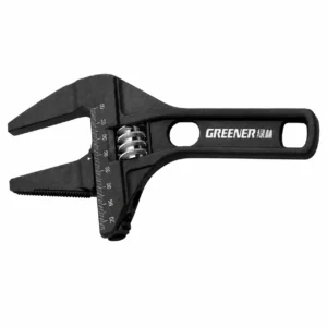 black adjustable wrench precision jaw mechanic hand tool