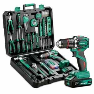 cordless power drill complete home tool kit