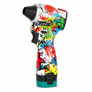 custom pattern cordless brushless impact drill colorful power tool design