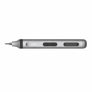 gray rechargeable precision electric screwdriver