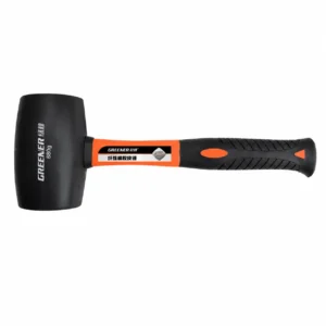greener 680g rubber mallet fiberglass handle