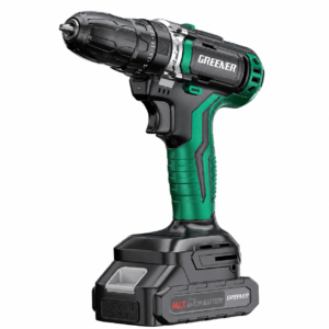 greener cordless drill driver with lithium battery power tool