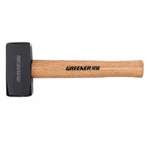 greener forged steel club hammer wooden handle