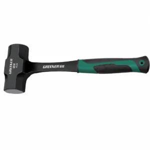 greener forged steel engineer hammer fiberglass handle