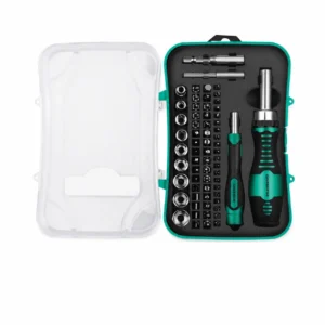 greener multi bit ratchet screwdriver and socket set