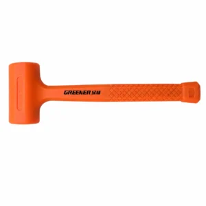 greener orange rubber mallet non marking hammer