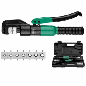 hydraulic crimping tool kit with dies heavy duty wire terminal crimper