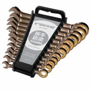 luxury mirror polished wrench set mechanic hand tools