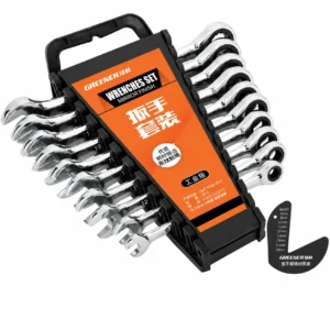 mirror finish combination wrench kit automotive repair tools