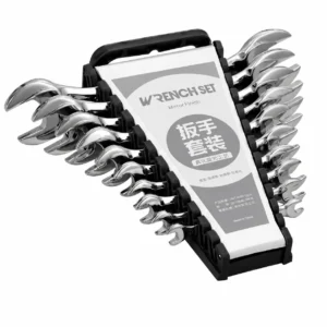 mirror polished combination wrench set storage organizer