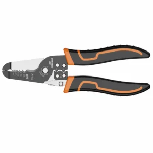 orange black wire stripper cable cutter