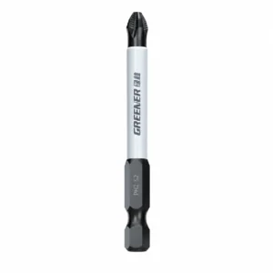 ph2 s2 impact screwdriver bit white sleeve