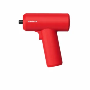red cordless electric screwdriver