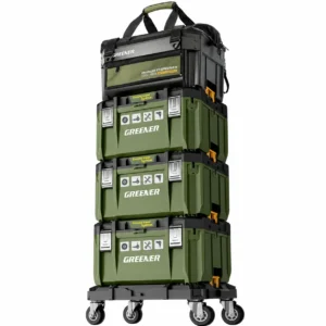 rolling modular tool box stack with wheels